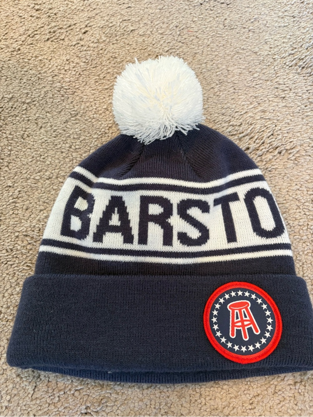 Yeti 35 oz Blue Stainless Steel Mug with Straw Lid and Barstool Golf Hat! - Picture 7 of 8